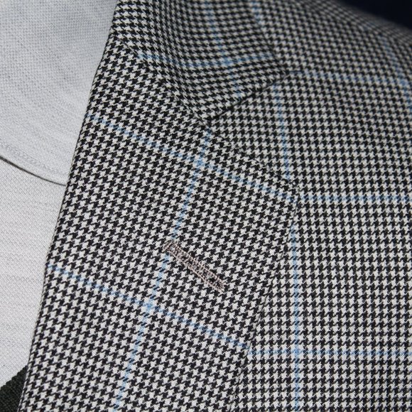 Brooks Brothers Fitzgerald Wool Silk Houndstooth - Picture 4 of 7